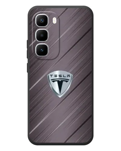Чехол для Infinix Hot 60 Pro Plus с картинкой «Металлическая текстура Tesla» Чехол для Infinix Hot 60 Pro Plus с картинкой «Металлическая текстура Tesla»