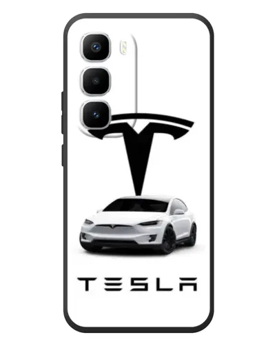 Чехол для Infinix Hot 60 Pro Plus с картинкой «Tesla White Style» Чехол для Infinix Hot 60 Pro Plus с картинкой «Tesla White Style»