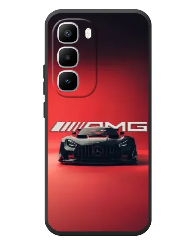 Чехол для Infinix Hot 60 Pro Plus с картинкой «Mercedes AMG — красная линия»