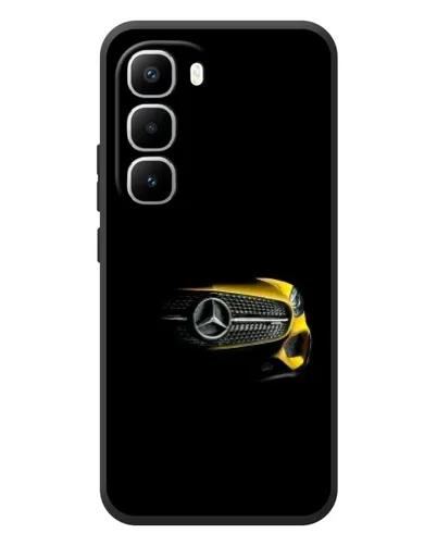 Чехол для Infinix Hot 60 Pro Plus с картинкой «Mercedes — ретро стиль»