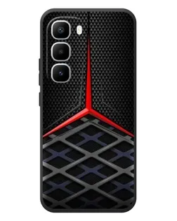 Чехол для Infinix Hot 60 Pro Plus с картинкой «Mercedes Carbon Grid»