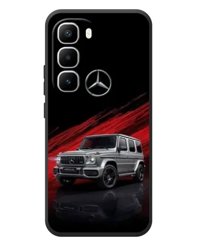 Чехол для Infinix Hot 60 Pro Plus с картинкой «Mercedes G-Class красный»