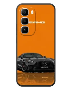 Чехол для Infinix Hot 60 Pro Plus с картинкой «Оранжевый Mercedes AMG»
