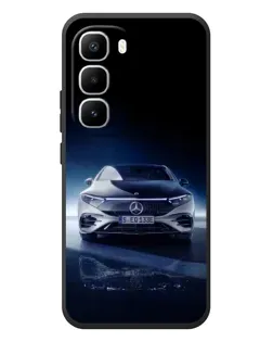 Чехол для Infinix Hot 60 Pro Plus с картинкой «Ночной Mercedes EQ»