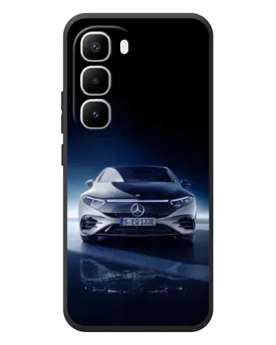Чехол для Infinix Hot 60 Pro Plus с картинкой «Ночной Mercedes EQ»