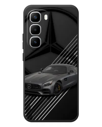 Чехол для Infinix Hot 60 Pro Plus с картинкой «Mercedes AMG — графика»