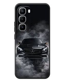 Чехол для Infinix Hot 60 Pro Plus с картинкой «Mercedes в дыму»