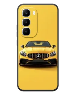 Чехол для Infinix Hot 60 Pro Plus с картинкой «Желтый Mercedes GT»