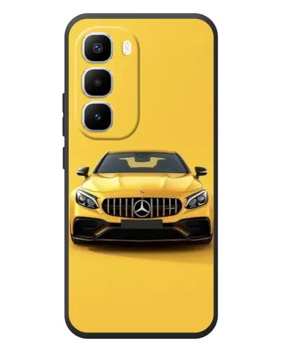 Чехол для Infinix Hot 60 Pro Plus с картинкой «Желтый Mercedes GT»