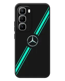 Чехол для Infinix Hot 60 Pro Plus с картинкой «Спортивные линии Mercedes» Чехол для Infinix Hot 60 Pro Plus с картинкой «Спортивные линии Mercedes»