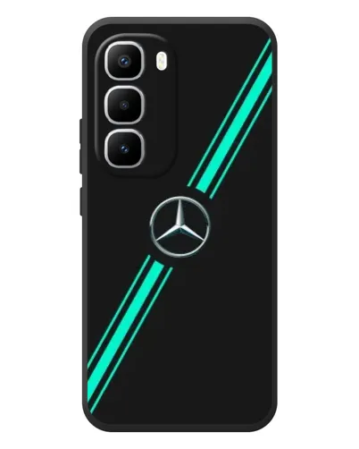 Чехол для Infinix Hot 60 Pro Plus с картинкой «Спортивные линии Mercedes» Чехол для Infinix Hot 60 Pro Plus с картинкой «Спортивные линии Mercedes»