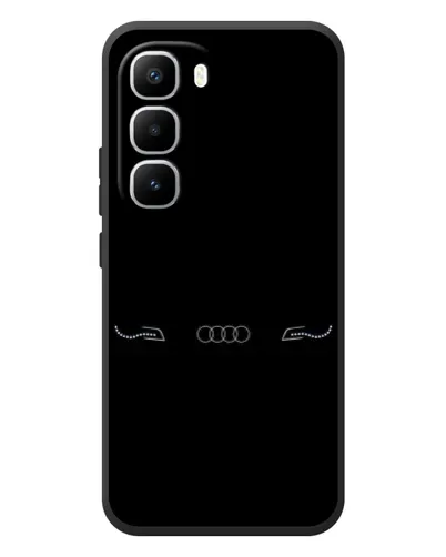 Чехол для Infinix Hot 60 Pro Plus с картинкой «Audi — световой подпись»