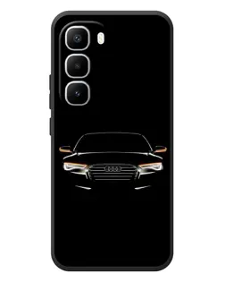 Чехол для Infinix Hot 60 Pro Plus с картинкой «Audi — ночной контур»