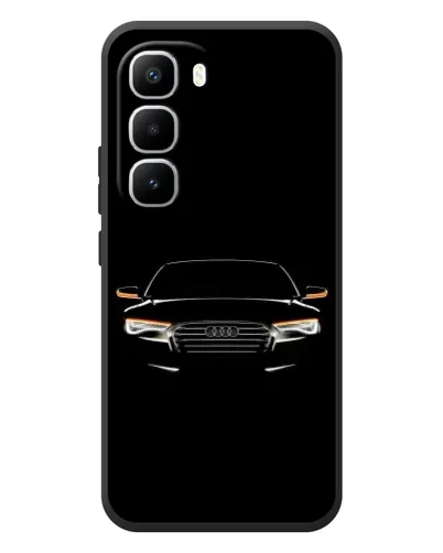 Чехол для Infinix Hot 60 Pro Plus с картинкой «Audi — ночной контур»