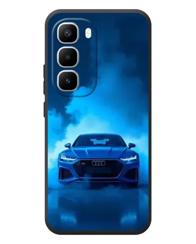 Чехол для Infinix Hot 60 Pro Plus с картинкой «Audi — голубая энергия»