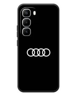 Чехол для Infinix Hot 60 Pro Plus с картинкой «Audi White Logo»