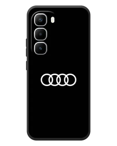 Чехол для Infinix Hot 60 Pro Plus с картинкой «Audi White Logo»