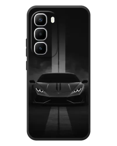 Чехол для Infinix Hot 60 Pro Plus с картинкой «Lamborghini симметрия дорог»