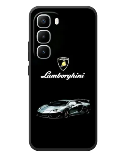 Чехол для Infinix Hot 60 Pro Plus с картинкой «Логотип Lamborghini классика»