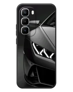 Чехол для Infinix Hot 60 Pro Plus с картинкой «Lamborghini фары детализация»