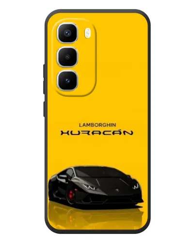 Чехол для Infinix Hot 60 Pro Plus с картинкой «Lamborghini Huracan черный»