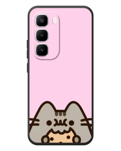 Чехол для Infinix Hot 60 Pro Plus с картинкой «Pusheen и печенье» Чехол для Infinix Hot 60 Pro Plus с картинкой «Pusheen и печенье»