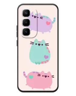 Чехол для Infinix Hot 60 Pro Plus с картинкой «Pusheen трио» Чехол для Infinix Hot 60 Pro Plus с картинкой «Pusheen трио»
