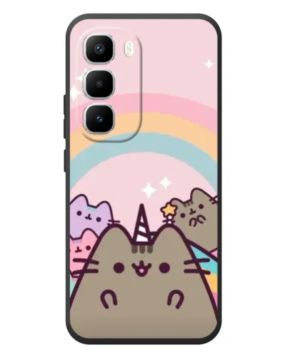 Чехол для Infinix Hot 60 Pro Plus с картинкой «Единорог Pusheen» Чехол для Infinix Hot 60 Pro Plus с картинкой «Единорог Pusheen»