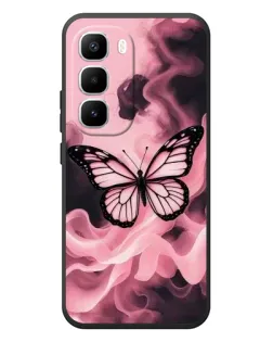 Чехол для Infinix Hot 60 Pro Plus с картинкой «Бабочка в дыму»
