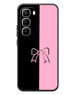 Чехол для Infinix Hot 60 Pro Plus с картинкой «Половинки банта»