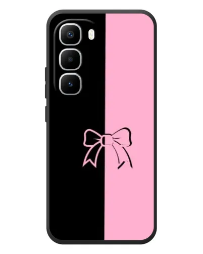 Чехол для Infinix Hot 60 Pro Plus с картинкой «Половинки банта»