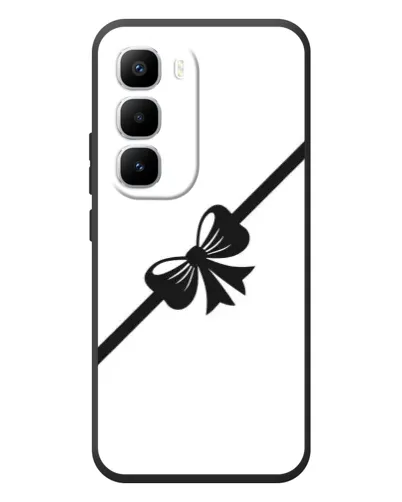 Чехол для Infinix Hot 60 Pro Plus с картинкой «Диагональный бант»