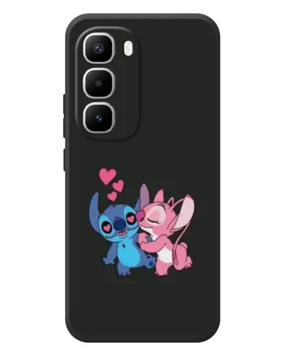 Чехол для Infinix Hot 60 Pro Plus с картинкой «Анжел целует Стича»