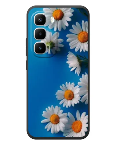 Чехол для Infinix Hot 60 Pro Plus с картинкой «Белоснежные маргаритки»