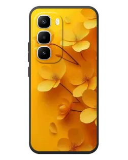 Чехол для Infinix Hot 60 Pro Plus с картинкой «Золотые лепестки»
