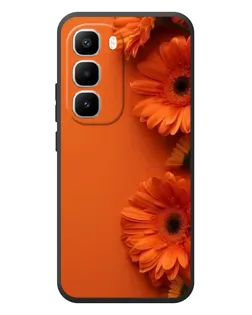 Чехол для Infinix Hot 60 Pro Plus с картинкой «Оранжевые герберы»