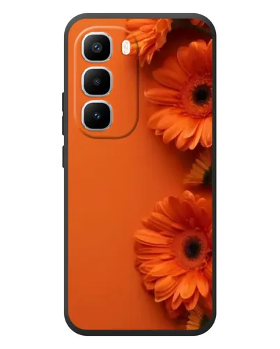 Чехол для Infinix Hot 60 Pro Plus с картинкой «Оранжевые герберы»