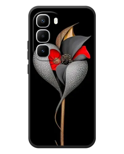 Чехол для Infinix Hot 60 Pro Plus с картинкой «Серебряный фантазийный цветок» Чехол для Infinix Hot 60 Pro Plus с картинкой «Серебряный фантазийный цветок»