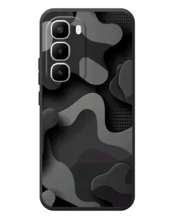 Чехол для Infinix Hot 60 Pro Plus с картинкой «Темный абстрактный камуфляж»