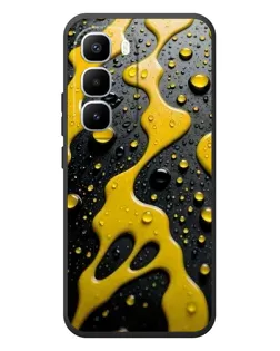 Чехол для Infinix Hot 60 Pro Plus с картинкой «Жидкое желтое золото»