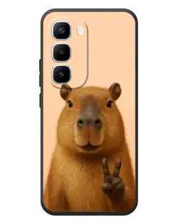 Чехол для Infinix Hot 60 Pro Plus с картинкой «Капибара виктория»