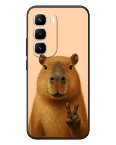 Чехол для Infinix Hot 60 Pro Plus с картинкой «Капибара виктория» Чехол для Infinix Hot 60 Pro Plus с картинкой «Капибара виктория»