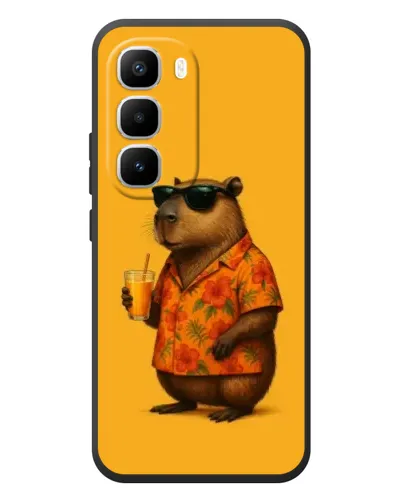 Чехол для Infinix Hot 60 Pro Plus с картинкой «Капибара на отдыхе» Чехол для Infinix Hot 60 Pro Plus с картинкой «Капибара на отдыхе»