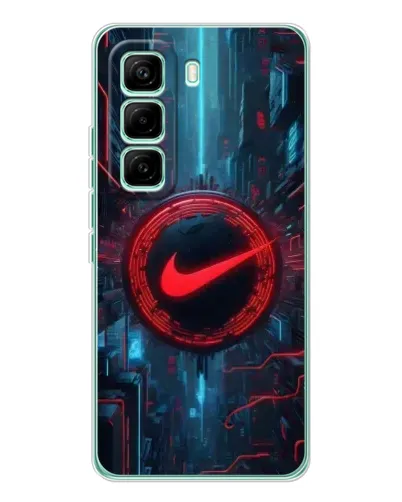 Чехол для Infinix Hot 60 Pro с картинкой «Техногенный стиль Nike» Чехол для Infinix Hot 60 Pro с картинкой «Техногенный стиль Nike»