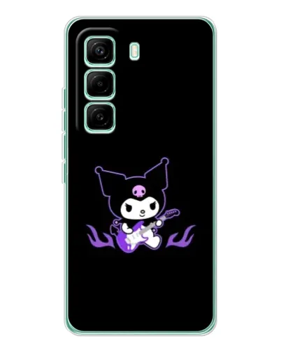 Чехол для Infinix Hot 60 Pro с картинкой «Электрическая Kuromi» Чехол для Infinix Hot 60 Pro с картинкой «Электрическая Kuromi»