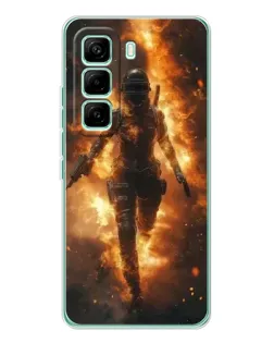 Чехол для Infinix Hot 60 Pro с картинкой «BMW — скорость в дожде» Чехол для Infinix Hot 60 Pro с картинкой «BMW — скорость в дожде»