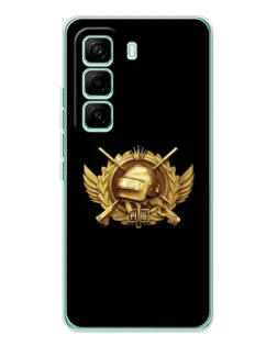 Чехол для Infinix Hot 60 Pro с картинкой «PUBG — оранжевый градиент» Чехол для Infinix Hot 60 Pro с картинкой «PUBG — оранжевый градиент»