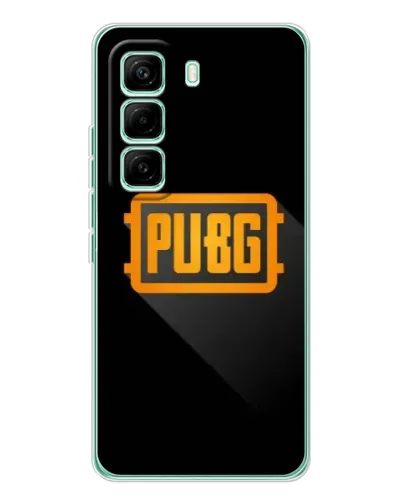 Чехол для Infinix Hot 60 Pro с картинкой «PUBG — рамка лого»