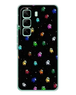 Чехол для Infinix Hot 60 Pro с картинкой «Экипаж Among Us» Чехол для Infinix Hot 60 Pro с картинкой «Экипаж Among Us»