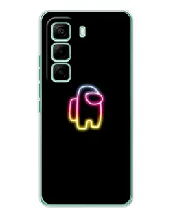Чехол для Infinix Hot 60 Pro с картинкой «Among Us градиент»